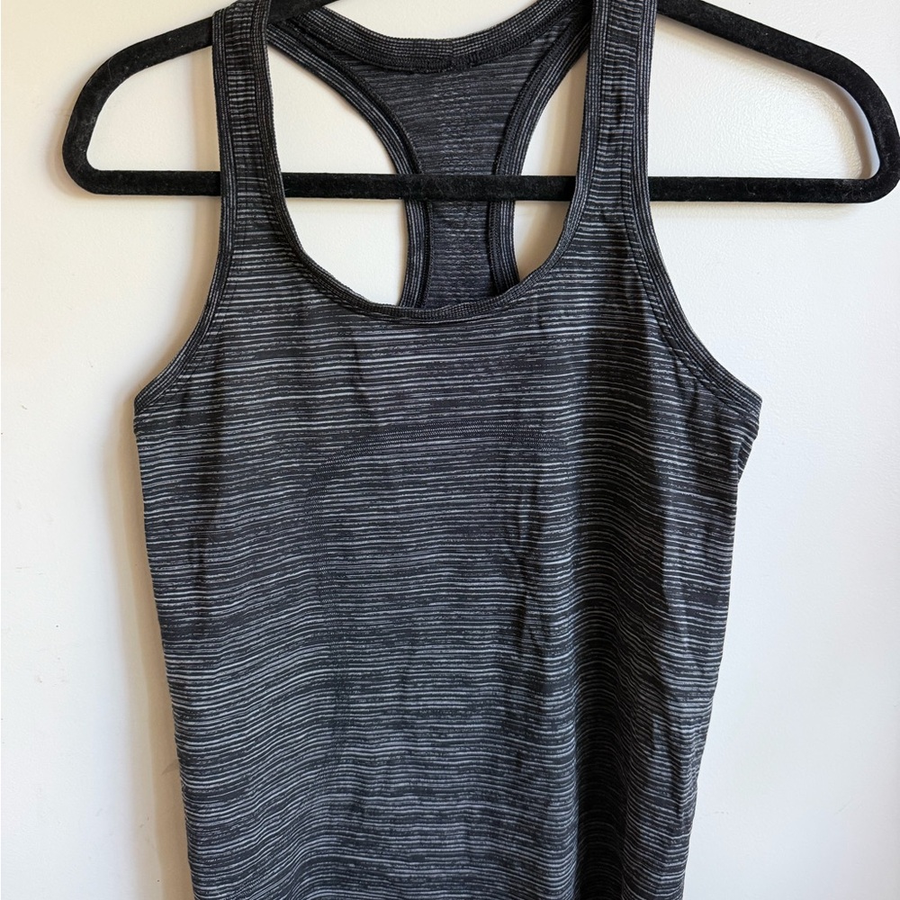 Lululemon Athletica Charcoal Heathered Tank Top